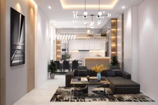 thiết kế nội thất phòng khách tại quảng ngãi